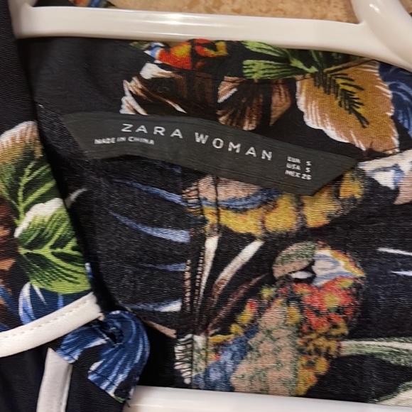 Zara Tropical Print Jumpsuit - Picture 2 of 7